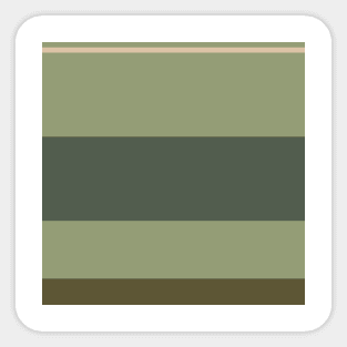 A shocking concoction of Camo Green, Beige, Grey/Green, Greyish Teal and Ebony stripes. Sticker